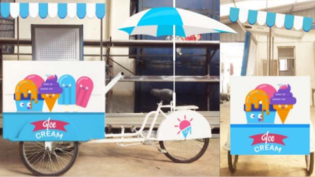 Solar ice cream cart: COOLCAR series