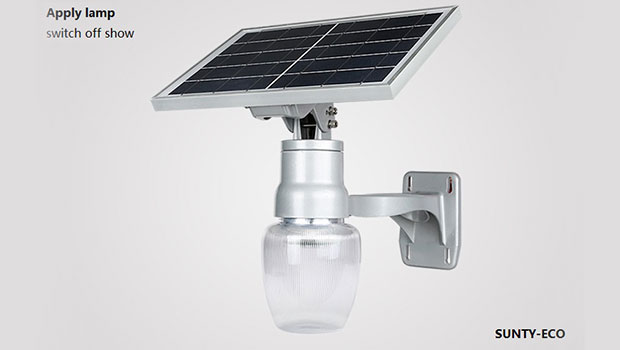 solar wall lamp